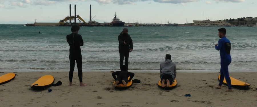 LEZIONE SURF DEL 28 DICEMBRE 2019