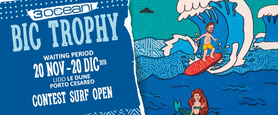 3OCEANI BIC TROPHY 2018 | LA PRIMA GARA DI SURF DA ONDA IN PUGLIA | LIDO LE DUNE PORTO CESAREO | APERTE LE ISCRIZIONI!!!
