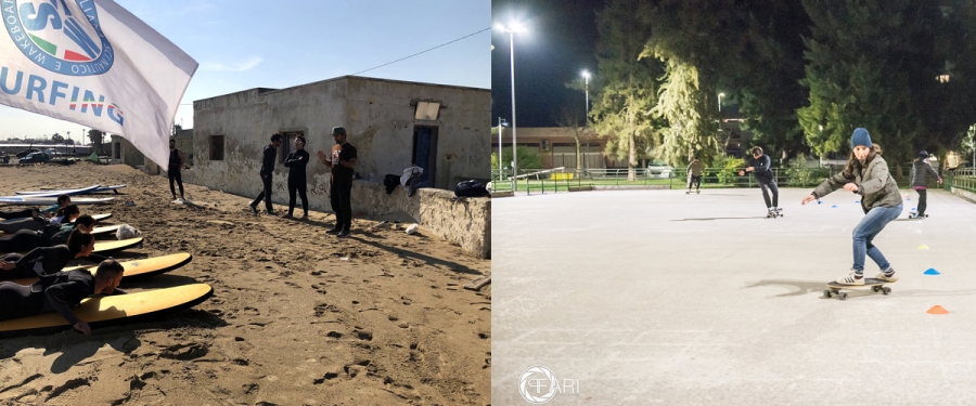LEZIONE SURF &amp; SURFSKATE DEL 10 FEBBRAIO 2019 | FOTO